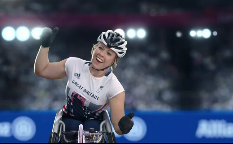 Hannah Cockroft wheelchair racer