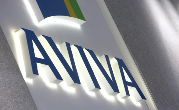 An Aviva sign